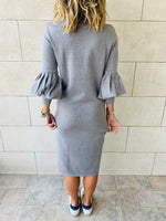 Grey Brooke Knit Dress