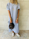 Grey Slink T-shirt Dress