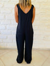 Black Summer Stroll Jumpsuit