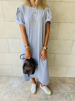 Grey Slink T-shirt Dress