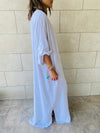 White Linen Dress