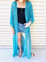 Turquoise Cannes Coverup