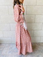 Rust Summer Floral Dress