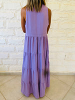 Lilac Maxi Tiered Dress