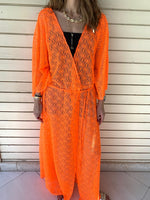 Neon Orange Cannes Coverup