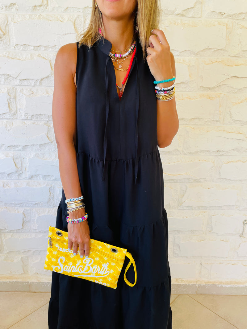 Black Maxi Tiered Dress