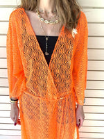 Neon Orange Cannes Coverup