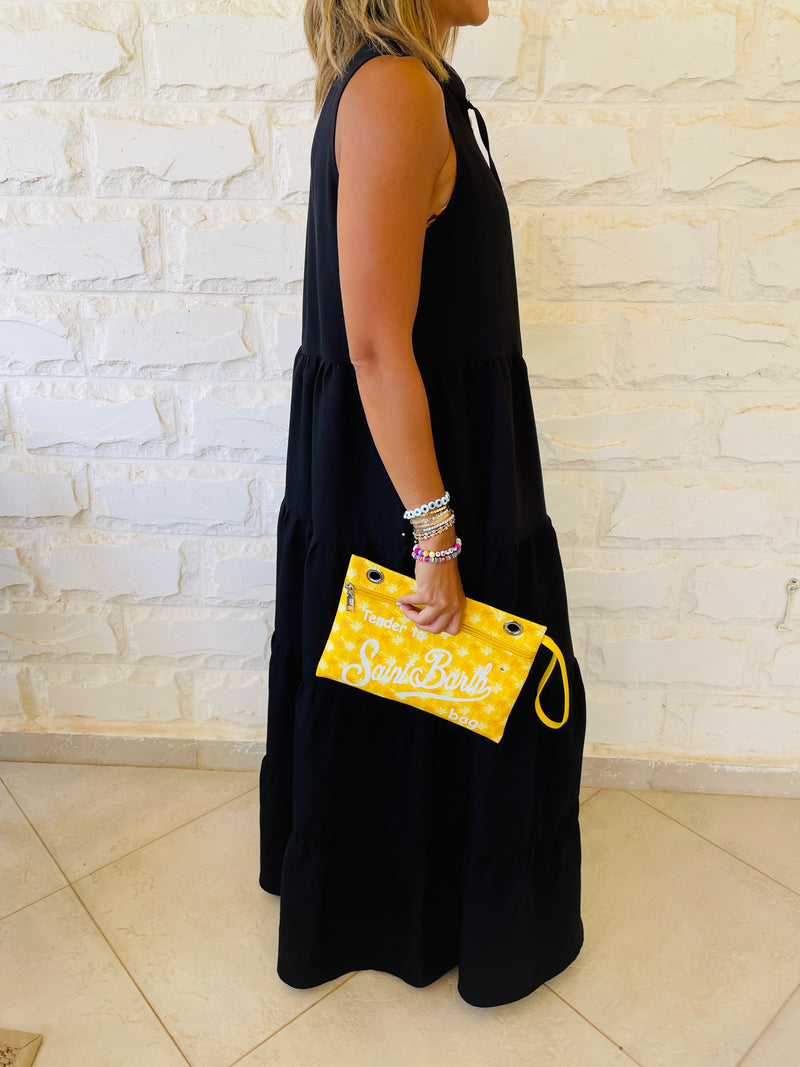 Black Maxi Tiered Dress