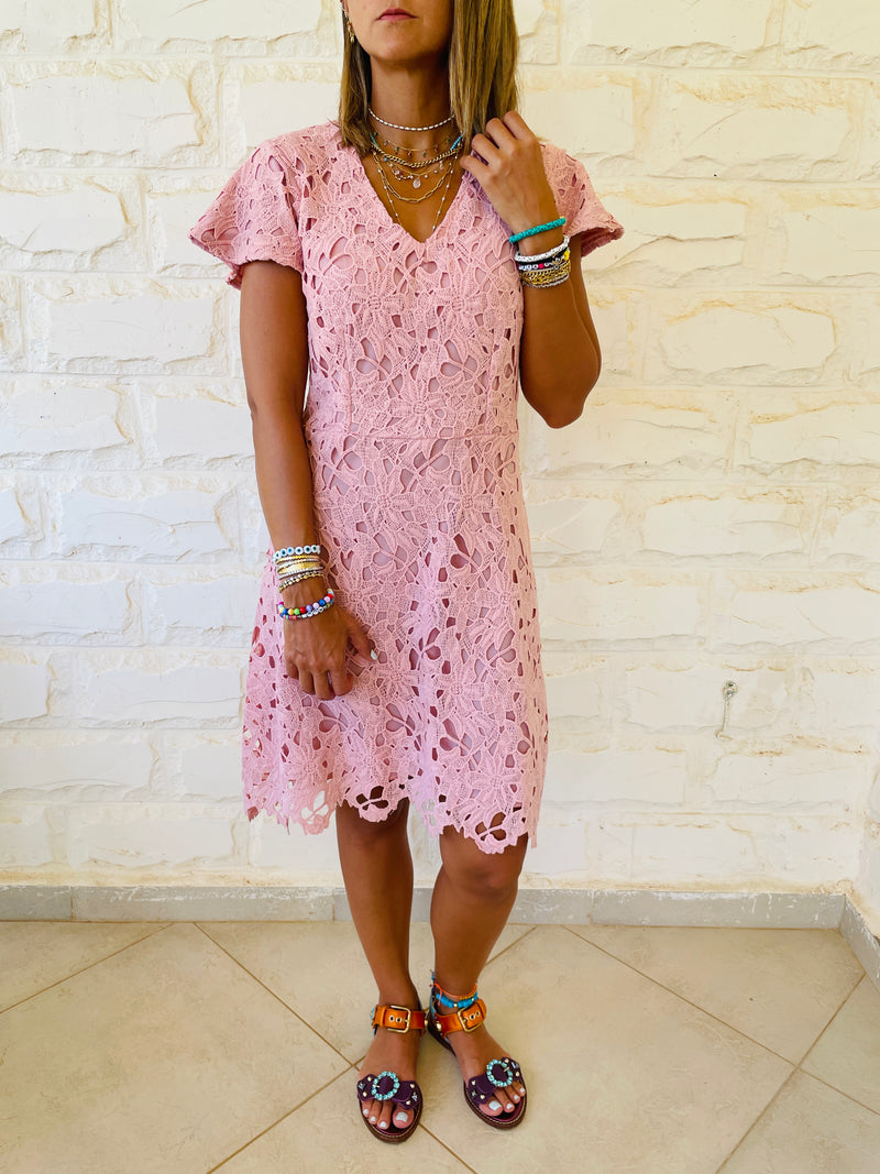 Blush Lace Dress