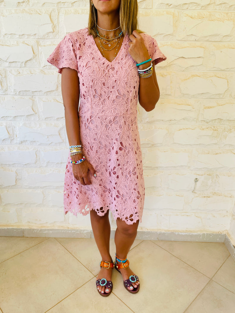 Blush Lace Dress