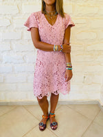 Blush Lace Dress