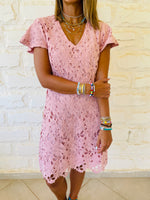 Blush Lace Dress