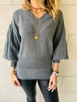 Charcoal Sparrow Pullover