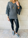 Charcoal Sparrow Pullover