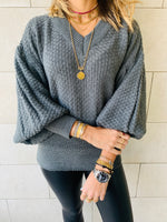 Charcoal Sparrow Pullover