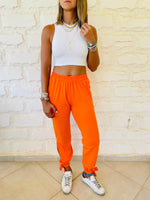 Orange Jogger Pants