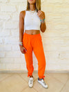 Orange Jogger Pants