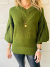 Olive Sparrow Pullover