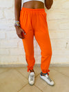 Orange Jogger Pants