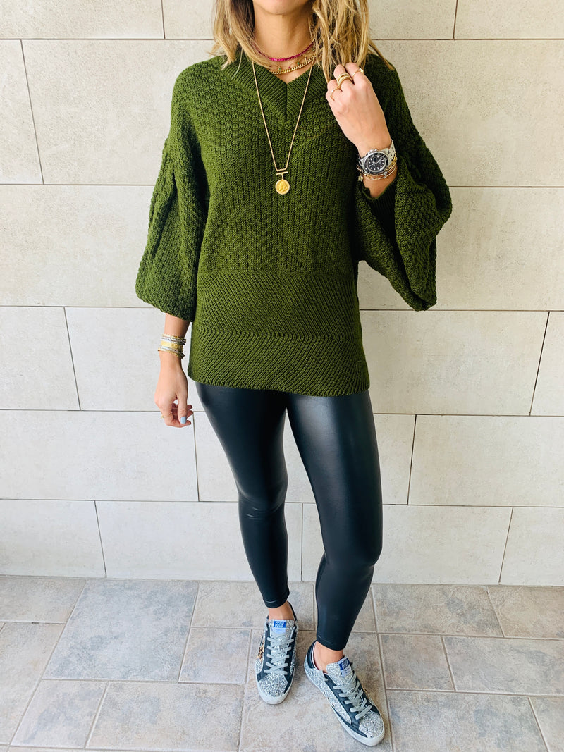 Olive Sparrow Pullover