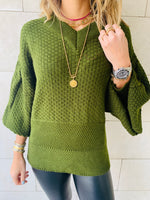Olive Sparrow Pullover