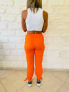 Orange Jogger Pants