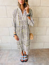Olive Savannah City Brunch Dress