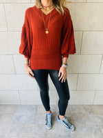 Rust Sparrow Pullover