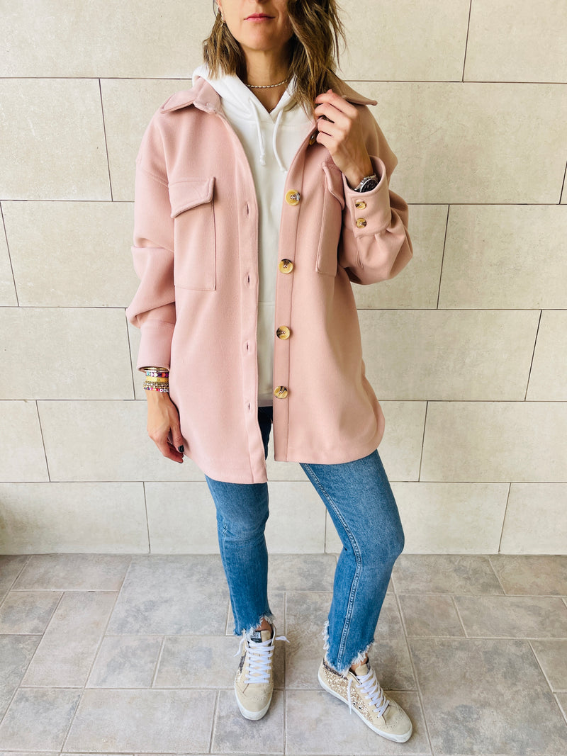 Rose Midi Shacket