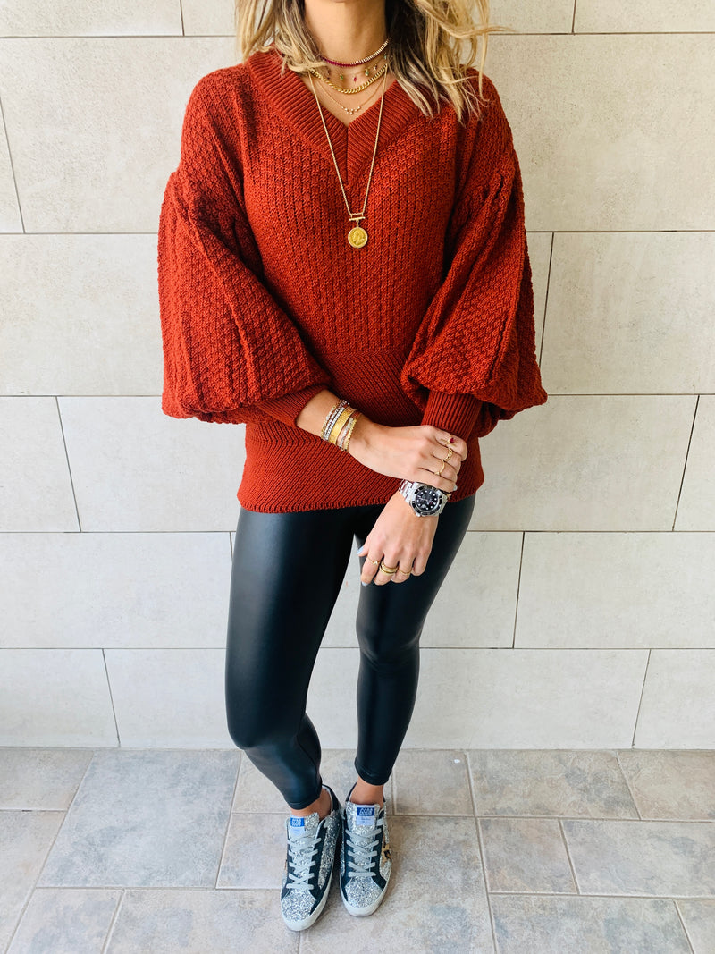 Rust Sparrow Pullover