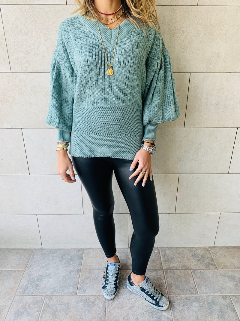 Mint Sparrow Pullover