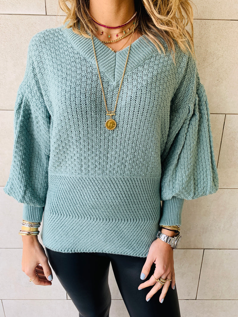 Mint Sparrow Pullover