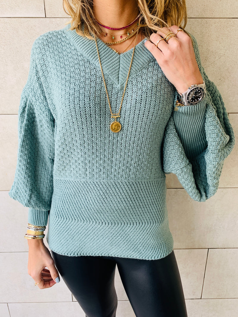 Mint Sparrow Pullover
