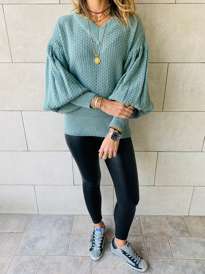 Mint Sparrow Pullover