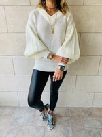 Ivory Sparrow Pullover