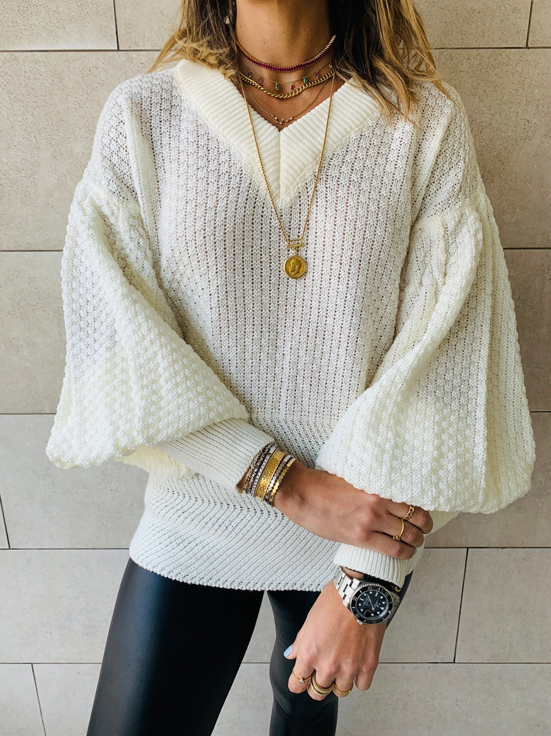 Ivory Sparrow Pullover