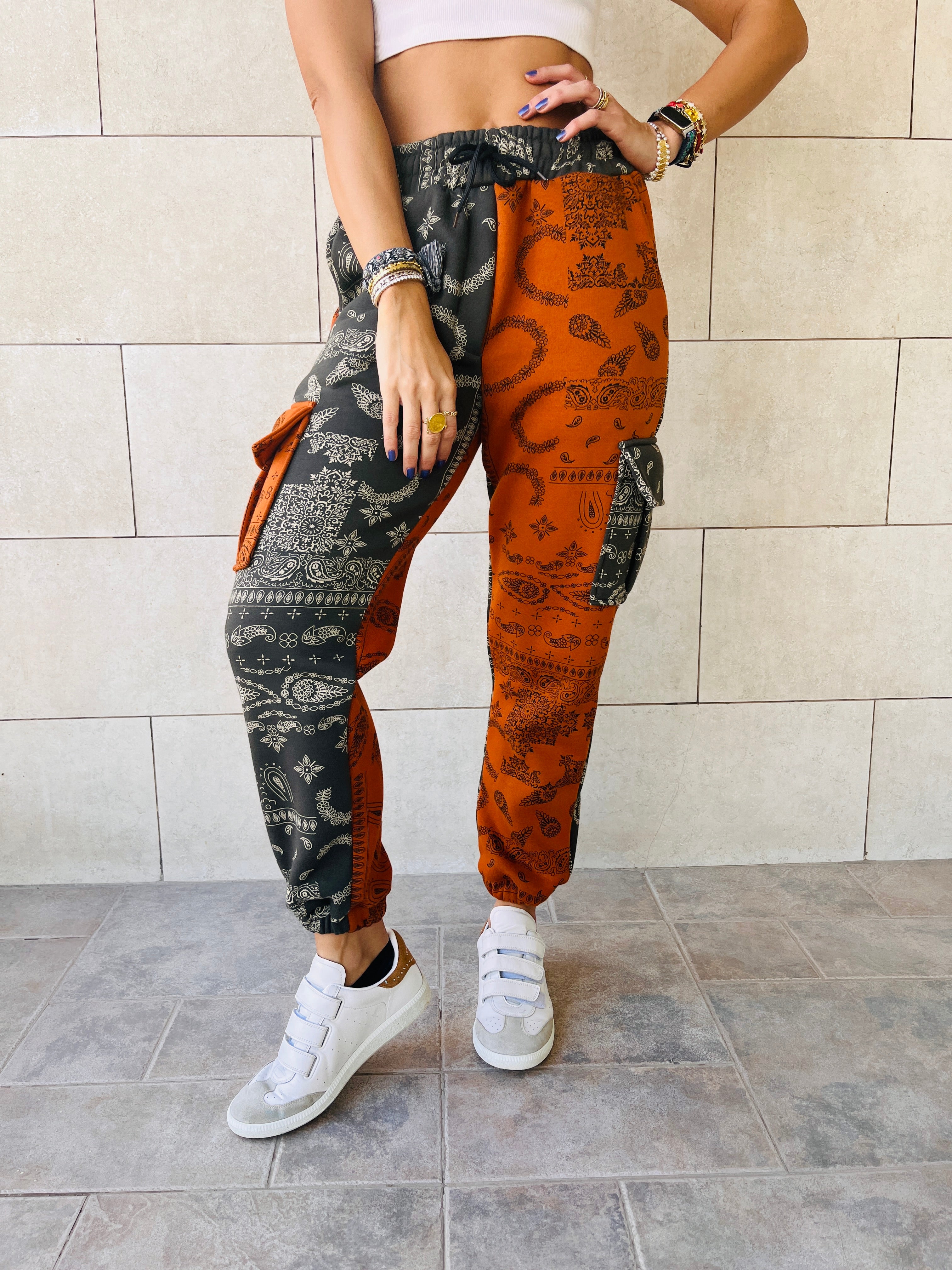 Hit The Road Bandana Cargo Fleece Line