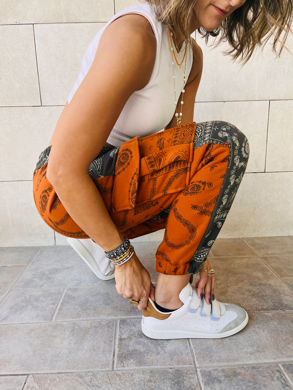 Hit The Road Bandana Cargo Fleece Line