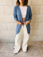 Light Blue Basic Cardigan