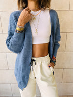 Light Blue Basic Cardigan