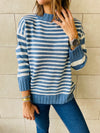 Blue Striped Pullover