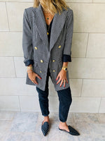 The Luxe Houndstooth Blazer