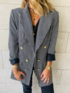 The Luxe Houndstooth Blazer