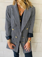 The Luxe Houndstooth Blazer