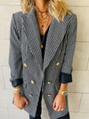 The Luxe Houndstooth Blazer