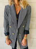 The Luxe Houndstooth Blazer