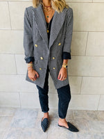 The Luxe Houndstooth Blazer