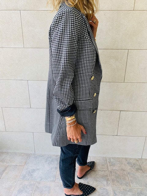 The Luxe Houndstooth Blazer