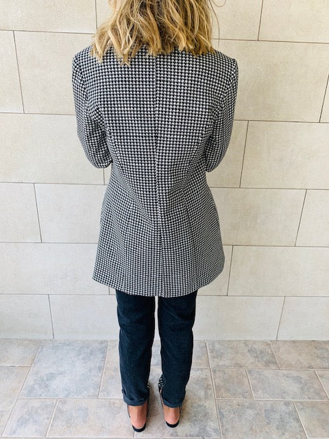 The Luxe Houndstooth Blazer
