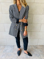 The Luxe Houndstooth Blazer
